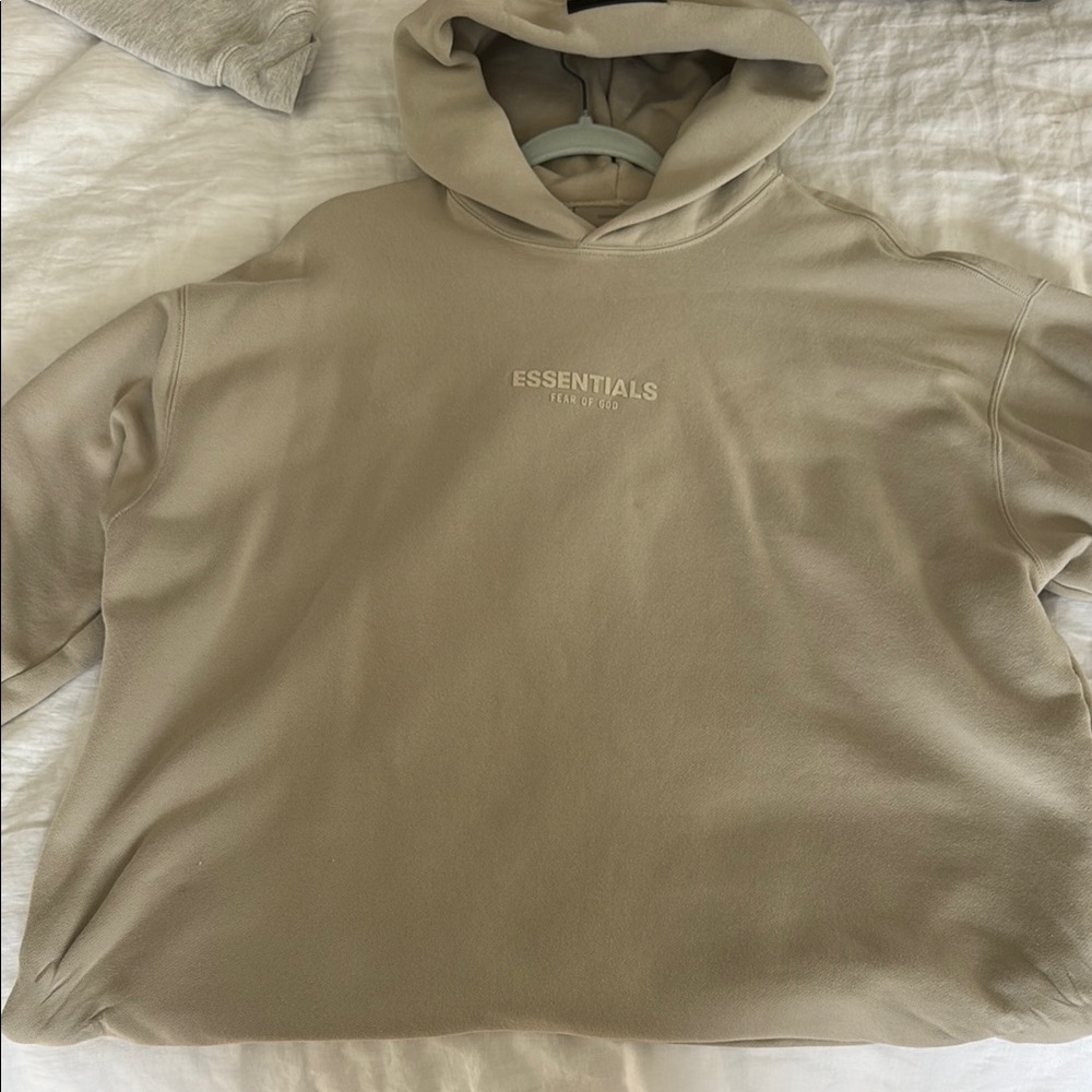 Essentials Fear of God Tan Hoodie